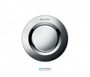 Пневмокнопка смыва для унитаза Geberit Type 01 дистанционная одинарный смыв хром глянцевый 116.040.21.1