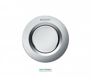 Пневмокнопка смыва для унитаза Geberit Type 01 дистанционная одинарный смыв хром матовый 116.040.46.1