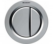 Пневмокнопка смыва для унитаза Geberit Type 01 дистанционная двойной смыв хром глянцевый 116.042.21.1