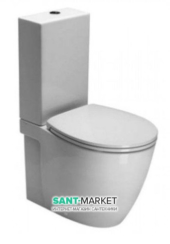 Унітаз підлоговий Catalano Velis 62х37 моноблок кераміка білий 1MPVL00