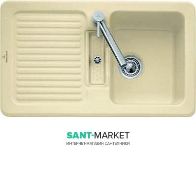 Мийка для кухні прямокутна Villeroy & Boch Condor 50 пісок 673201i5