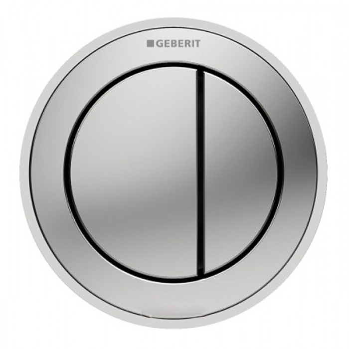Пневмокнопка смыва для унитаза Geberit Type 10 двойной смыв нержавеющая сталь 116.057.SN.1