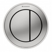 Пневмокнопка смыва для унитаза Geberit Type 10 двойной смыв нержавеющая сталь 116.057.SN.1