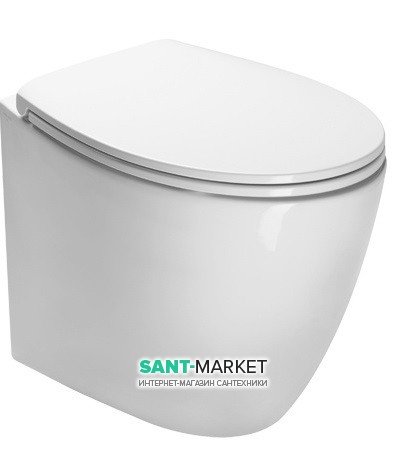 Унітаз підлоговий Catalano Velis під прихований бачок / інсталяцію кераміка білий 1VPT5700