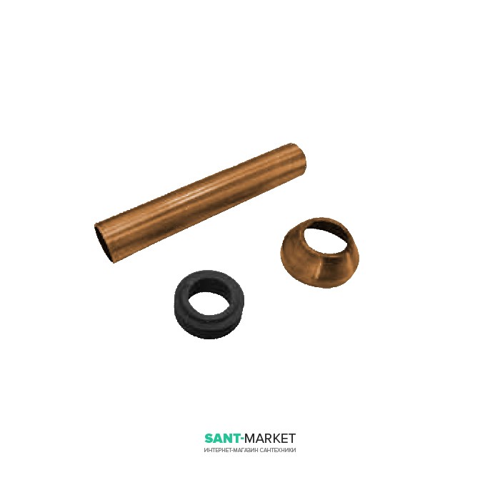 Набор для подключения скрытого бачка Kerasan Retro/Waldorf бронза 755293