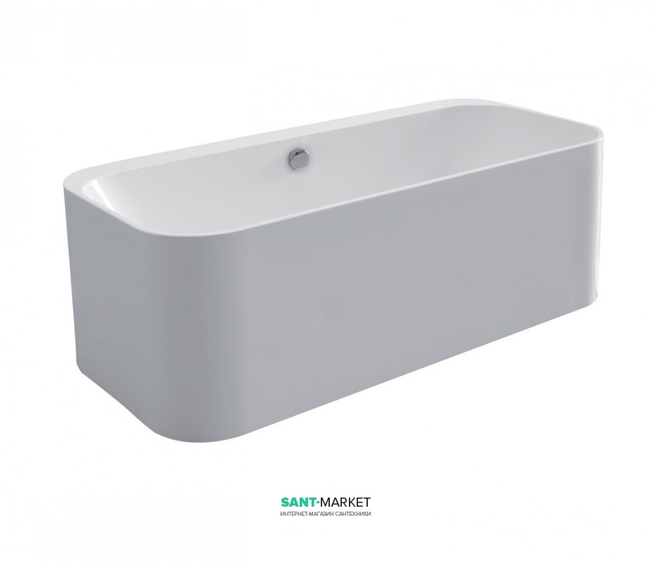 Ванна акрилова прямокутна Kerasan Tribeca свободностоящая 170х80 біла 743001