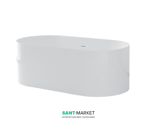 Ванна овальная Kerasan G&M свободностоящая 160х80 белая 743301
