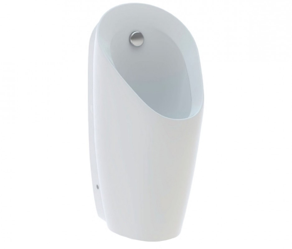 Писсуар Geberit Preda с интегрированной системой смыва питание от батареек белый 116.073.00.1