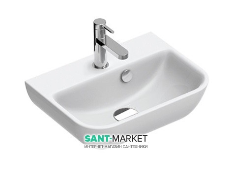 Раковина для ванної підвісна прямокутна Catalano Sfera 45х34 кераміка колір білий 145BSFNP00