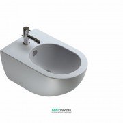Биде подвесное Catalano Colori Sfera 55х35 см 1 отверстие под смеситель цвет цемент матовый 1BSF54CS