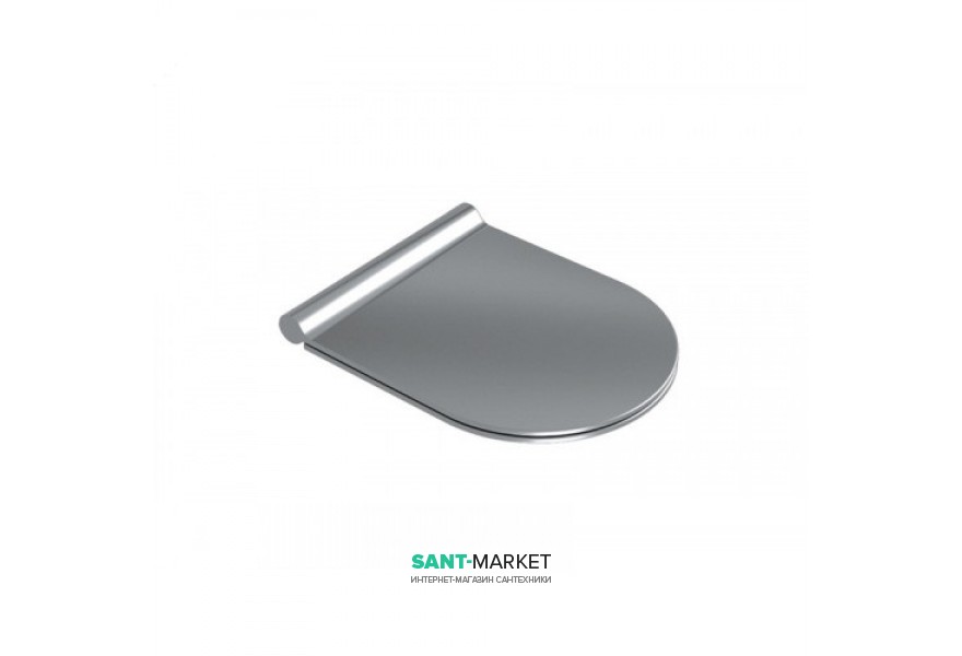 Сиденье с крышкой для унитаза Catalano Zero/Sfera с микролифтом хромированный 5SCSTPLCR