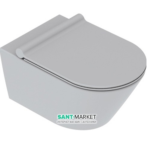 Унитаз подвесной Catalano Zero безободковый 35х55 см серый матовый 1VS55NRCS