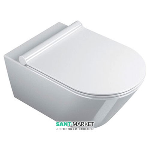 Унитаз подвесной Catalano Zero с системой NEWFLUSH 35х50 см белый 1VSZ50R00