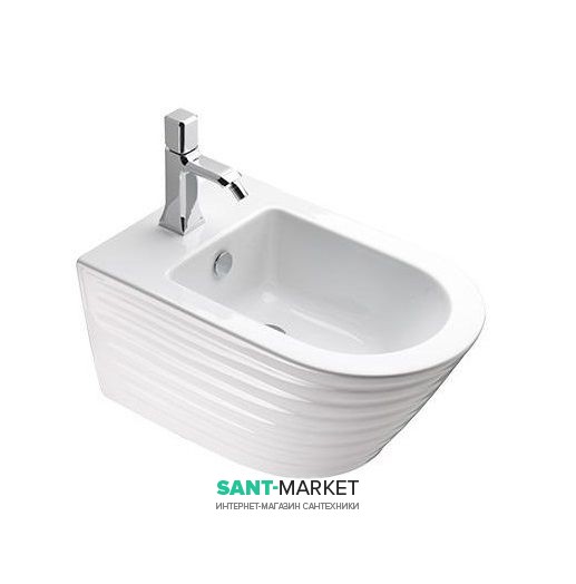 Биде подвесное Catalano Classy 55х35 см 1 отверстие под смеситель цвет белый 1BS55ZE00