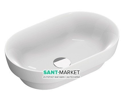 Раковина для ванної накладна полувстраіваемие Catalano Sfera 55х35 кераміка колір білий 155ASFN00