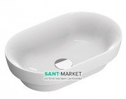 Раковина для ванной накладная полувстраиваемая Catalano Sfera 55х35 керамика цвет белый 155ASFN00