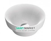 Раковина для ванной накладная полувстраиваемая Catalano Sfera 35х35 керамика цвет белый 135ASFN00