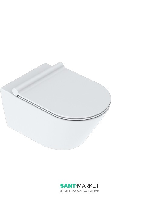 Унітаз підвісний Catalano Zero безободковий 35х55 см білий матовий 1VS55NRBM