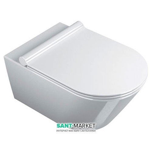 Унитаз подвесной Catalano Zero с системой NEWFLUSH 35х50 см белый 1VSZ50R00