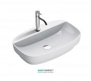 Раковина для ванної полувстраіваемие Catalano Green Lux 65х42 керамічна колір білий 165GRLXN00
