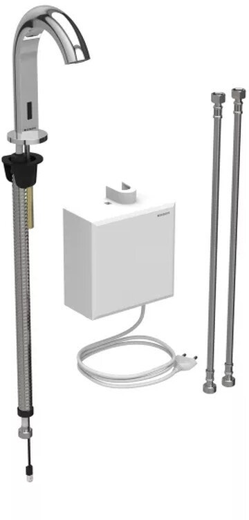 Смеситель для раковины Geberit Piave электронный питание от сети хром глянцевый 116.162.21.1