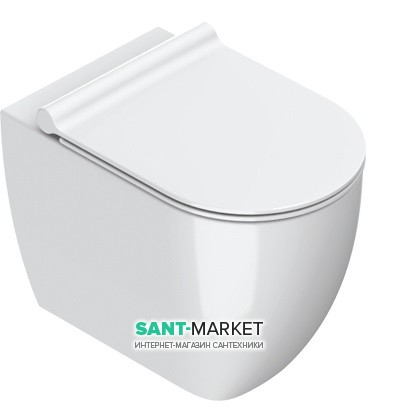 Унитаз напольный Catalano Sfera безободковый 35х54 см керамика белый 1VPS54R00