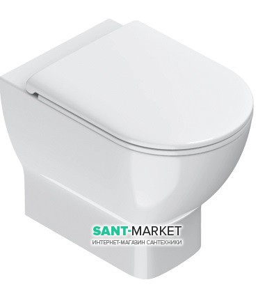 Унітаз підлоговий Catalano Sfera Eco безободковий 35х54 см кераміка білий 1VPS54RECO00