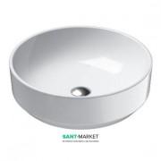 Раковина для ванной накладная Catalano Green 42х42 круглая керамическая цвет белый 142AGR00
