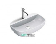 Раковина для ванной полувстраиваемая Catalano Green Lux 60х40 керамическая цвет белый 160GRLXN00
