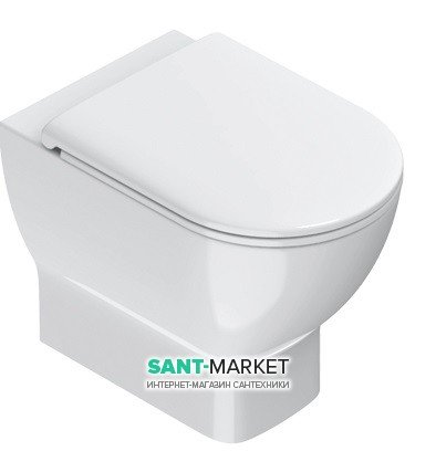 Унітаз підлоговий Catalano Sfera Eco безободковий 35х54 см кераміка білий 1VPS54RECO00