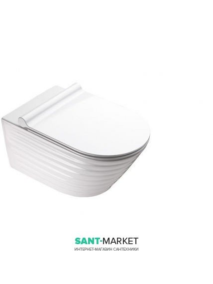 Унитаз подвесной Catalano Classy с системой NEWFLUSH 35х55 см белый матовый 1VS55RZEBM