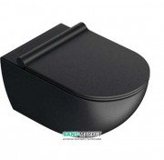 Унитаз подвесной Catalano Colori Sfera безободковый с системой NewFlush 35х54.5 см черный матовый 1VSF54RNS