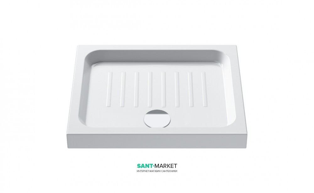 Душовий піддон керамічний Catalano Base 90х72 см білий 17290N00