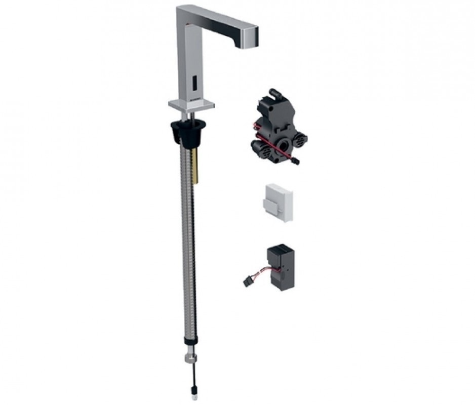 Кран для раковини Geberit Brenta електронний харчування від мережі хром глянсовий 116.191.21.1