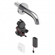 Кран для раковины Geberit Piave электронный настенный питание от сети хром глянцевый 116.261.21.1