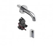 Кран для раковини Geberit Piave електронний настінний харчування від генератора хром глянсовий 116.265.21.1