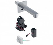 Змішувач для раковини Geberit Brenta електронний настінний харчування від мережі хром глянсовий 116.272.21.1