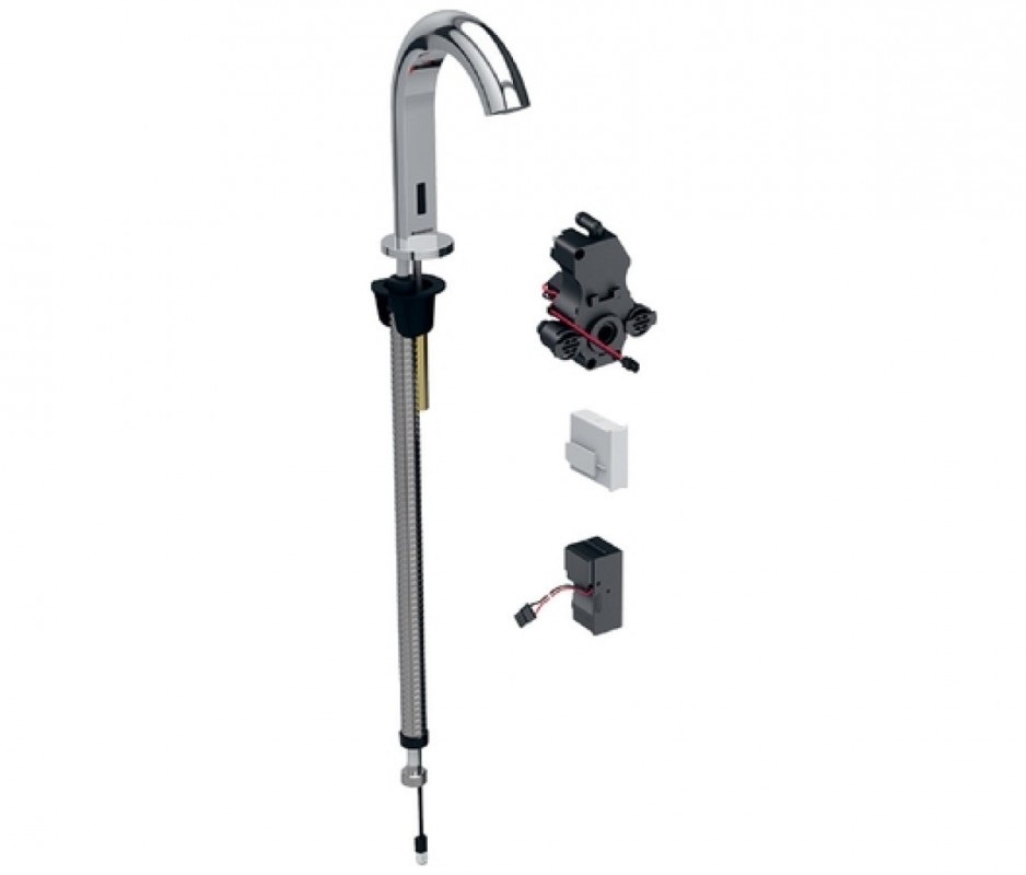 Смеситель для раковины Geberit Piave электронный питание от сети хром глянцевый 116.182.21.1