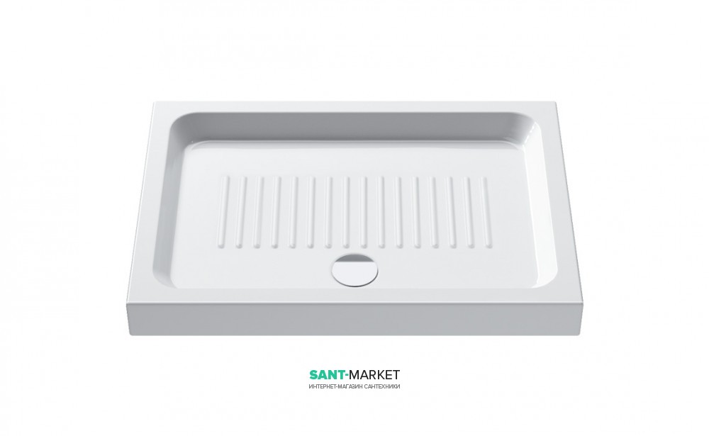 Душовий піддон керамічний Catalano Base 100х72 см білий 172100N00