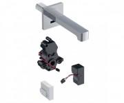 Смеситель для раковины Geberit Brenta электронный настенный питание от батареи хром глянцевый 116.274.21.1