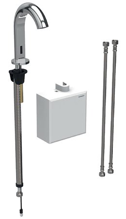 Смеситель для раковины Geberit Piave электронный питание от батареи хром глянцевый 116.164.21.1