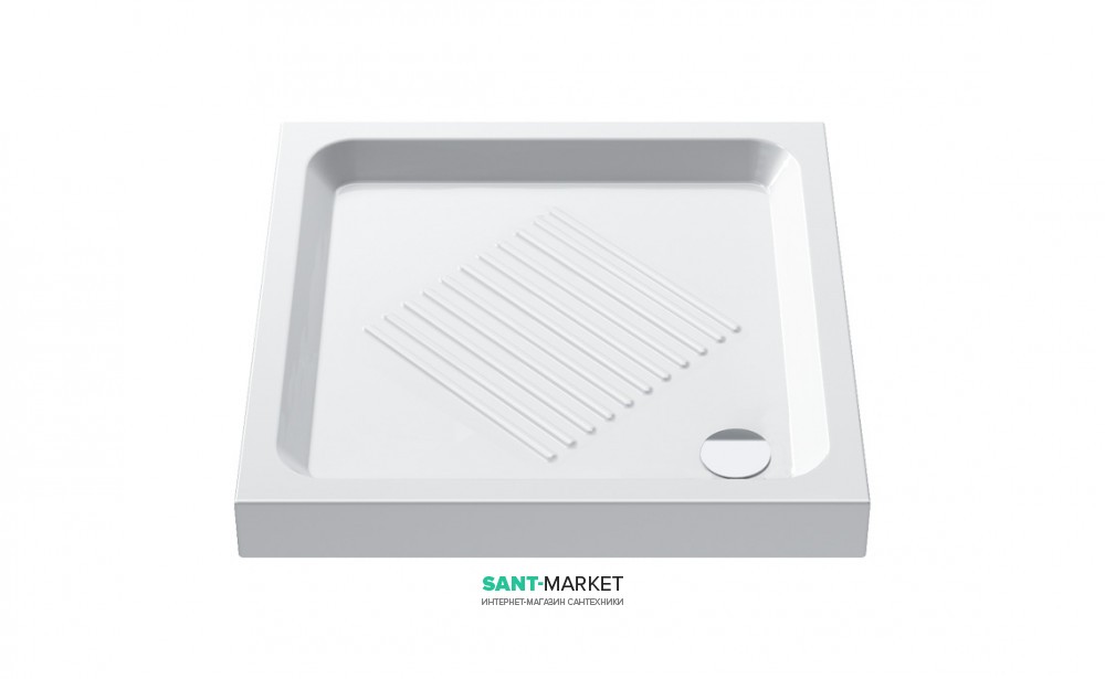 Душовий піддон керамічний Catalano Base 80х80 см білий 1808000