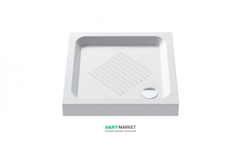 Душовий піддон керамічний Catalano Base 75х75 см білий 1757500