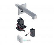 Кран для раковины Geberit Brenta электронный настенный питание от батареи хром глянцевый 116.293.21.1