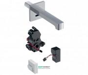 Смеситель для раковины Geberit Brenta электронный настенный питание от сети хром глянцевый 116.292.21.1