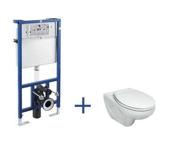 Унітаз підвісний Roca Victoria 52.5х35.5 кераміка білий з інсталяцією Roca Duplo A89009000V