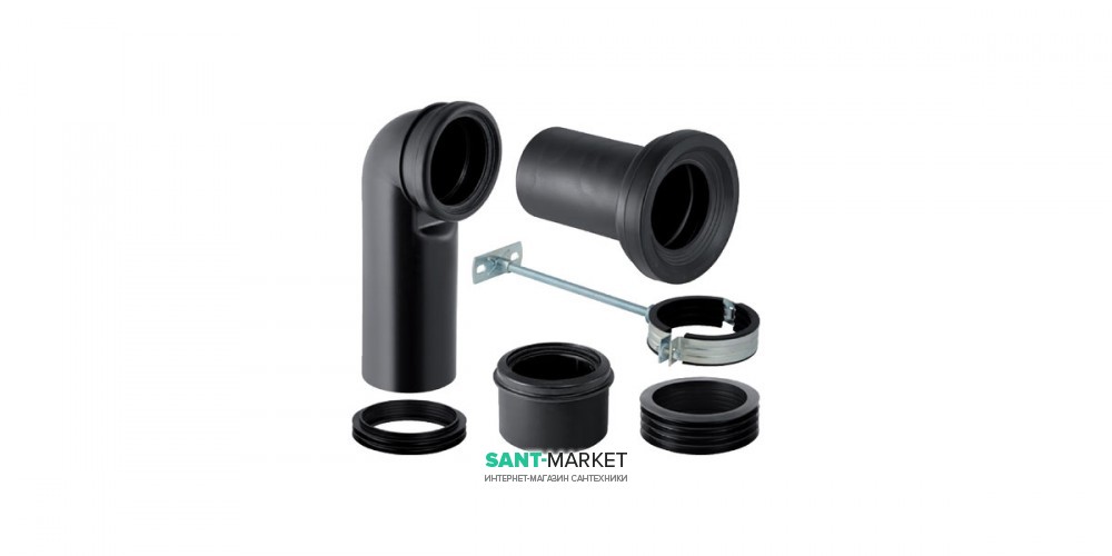 Комплект Geberit Monolith для подключения напольного унитаза 131.082.16.1