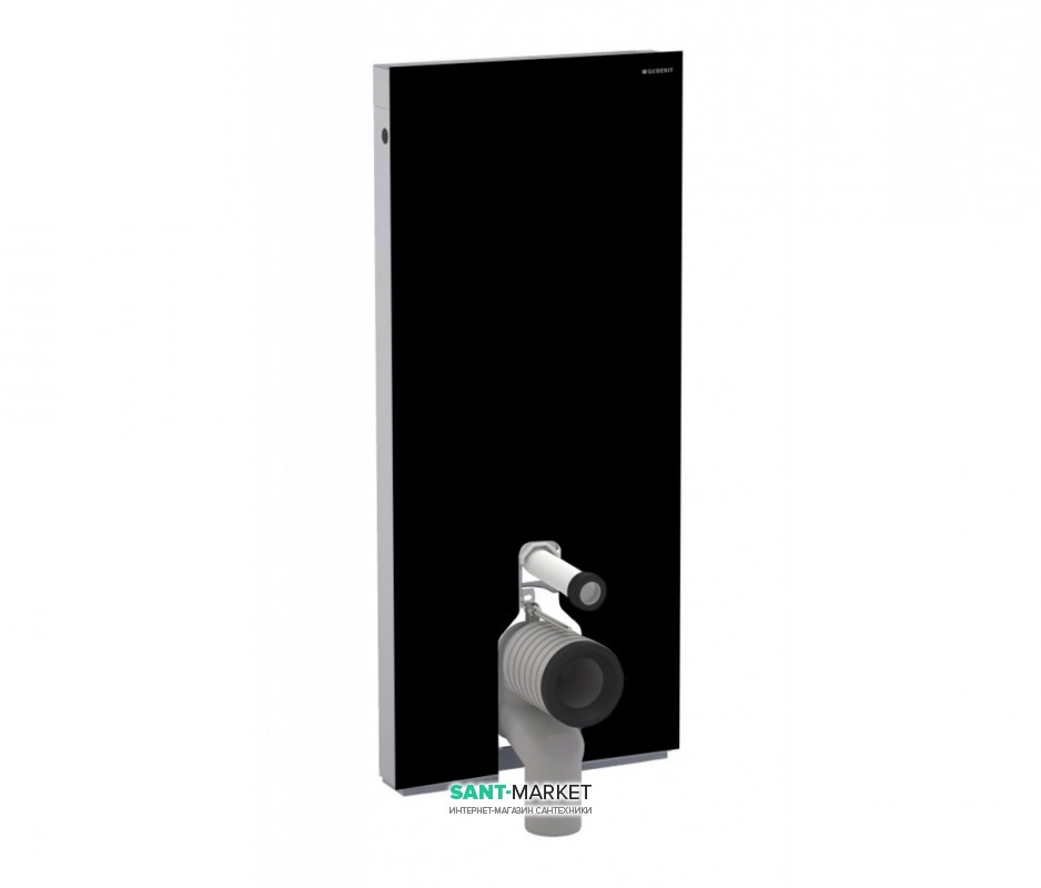 Система інсталяції для підлогового унітазу Geberit Monolith скло чорний 131.033.SJ.5