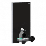 Система інсталяції для підлогового унітазу Geberit Monolith Plus скло чорний 131.201.SJ.5