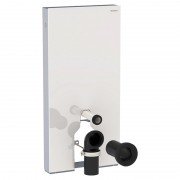 Система инсталляции для напольного унитаза Geberit Monolith Plus стекло белый 131.201.SI.5